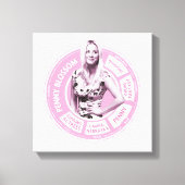 Penny Blossom Info Graphic Canvas Afdruk (Voorkant)