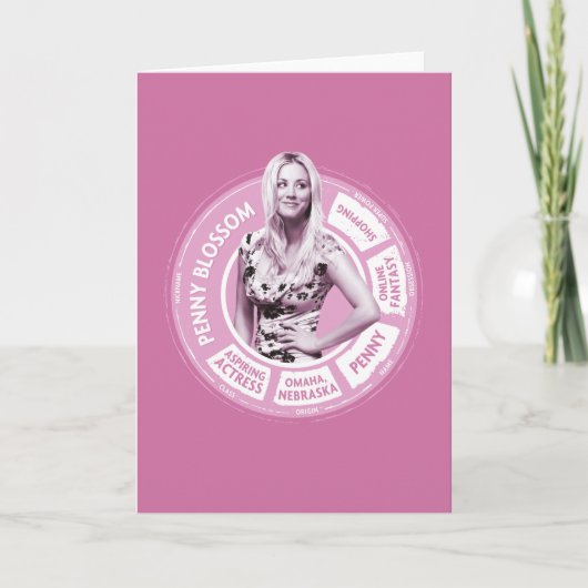 Penny Blossom Info Graphic Kaart (Voorkant)