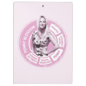 Penny Blossom Info Graphic Klembord (Achterkant)