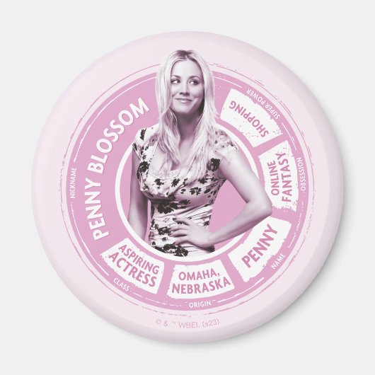 Penny Blossom Info Graphic Magneet (Voorkant)