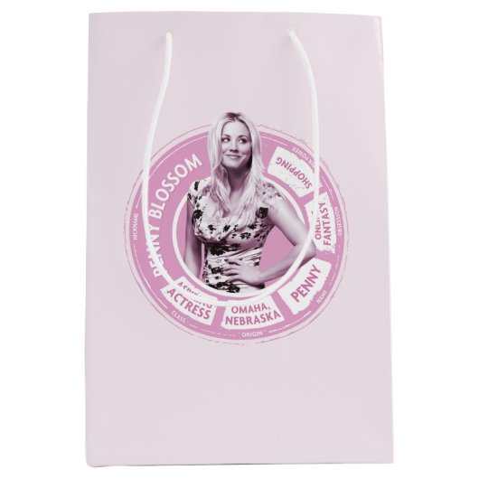 Penny Blossom Info Graphic Medium Cadeauzakje (Voorkant)