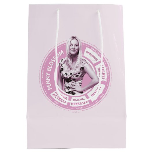 Penny Blossom Info Graphic Medium Cadeauzakje (Achterkant)