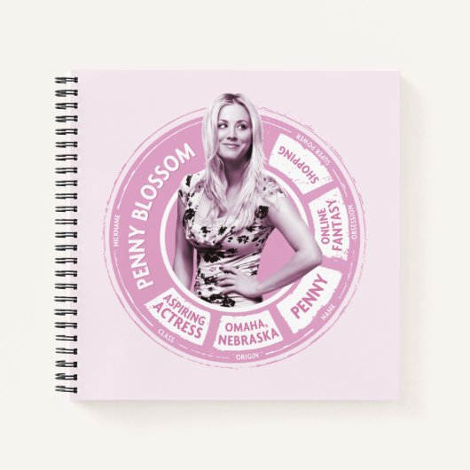 Penny Blossom Info Graphic Notitieboek (Voorkant)