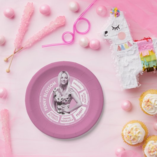 Penny Blossom Info Graphic Papieren Bordje (Feest)