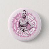 Penny Blossom Info Graphic Ronde Button 5,7 Cm (Voorkant)