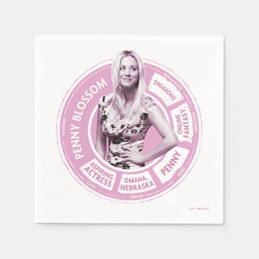 Penny Blossom Info Graphic Servet (Voorkant)