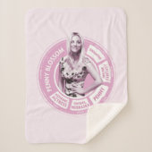 Penny Blossom Info Graphic Sherpa Deken (Voorkant)