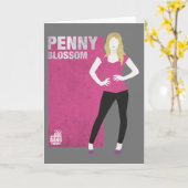 Penny Blossom Kaart (Gele Bloem)