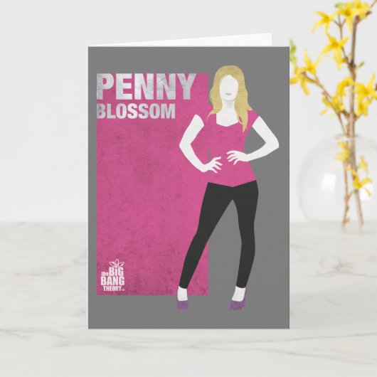 Penny Blossom Kaart (Gele Bloem)