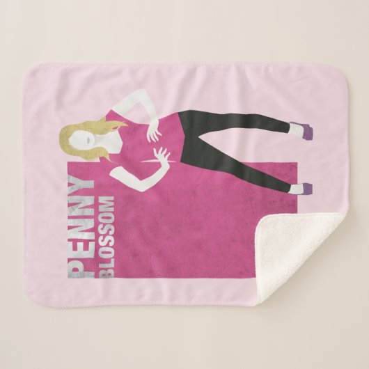 Penny Blossom Sherpa Deken (Voorkant (horizontaal))