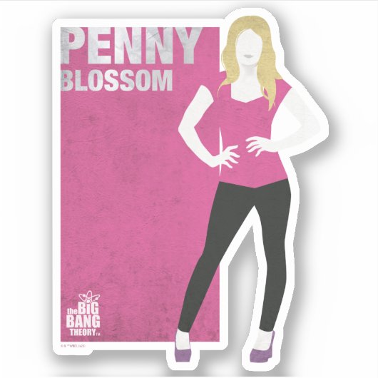 Penny Blossom Sticker (Voorkant)