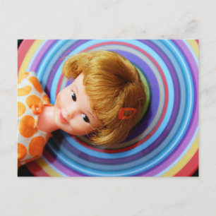 Penny Brite met cirkels Briefkaart