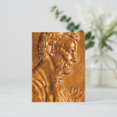 Penny Cents Copper Lincoln Briefkaart (Staand voorkant)