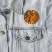Penny Cents Copper Lincoln Ronde Button 5,7 Cm (In situ)