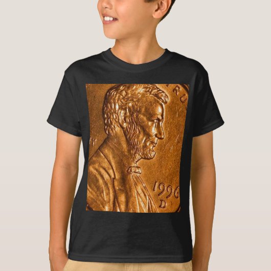 Penny Cents Copper Lincoln T-shirt (Voorkant)