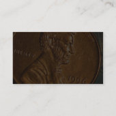 Penny Cents Copper Lincoln Visitekaartje (Achterkant)