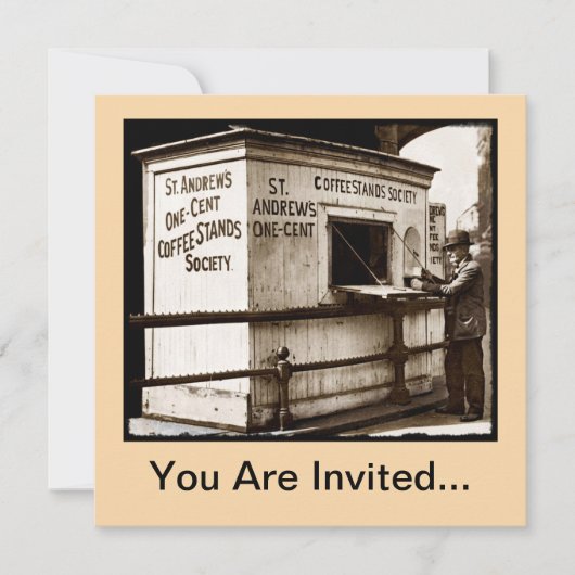  Penny Cup koffie Kaart (Voorkant)