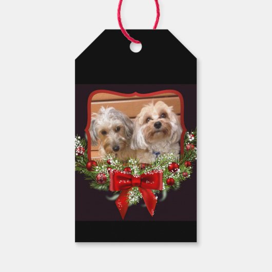 Penny en Copper Kerst Labels Cadeaulabel (Achterkant)