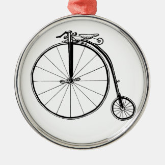 Penny Farthing  Bicycle Illustratie Metalen Ornament