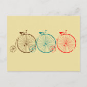 Penny Farthing Bicycles Briefkaart (Voorkant)