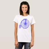Penny Farthing - Blue T-shirt (Voorkant volledig)