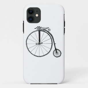 Penny Farthing Fietsillustratie iPhone 11 Hoesje