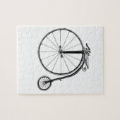 Penny Farthing Fietsillustratie Legpuzzel (Horizontaal)