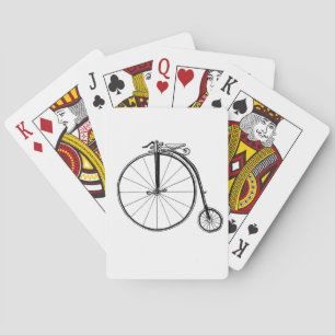 Penny Farthing  Fietsillustratie Pokerkaarten