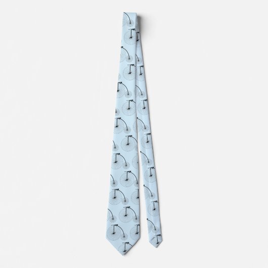 Penny Farthing Fietsontwerp Stropdas (Voorkant)