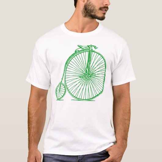 Penny Farthing - Grass Green T-shirt (Voorkant)