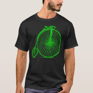 Penny Farthing - Groen T-shirt