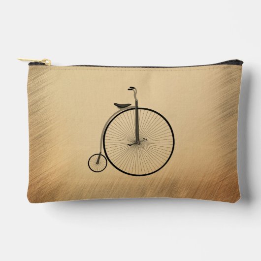 Penny-Farthing High-Wheel Antique Bicycle Rustic Etui (Voorkant)