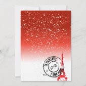 penny farthing kerstkaart (Achterkant)