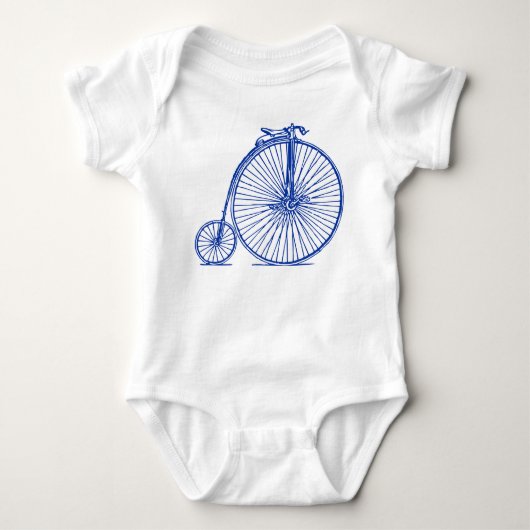 Penny Farthing - Marineblauw Romper (Voorkant)