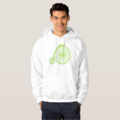 Penny Farthing - Martiaans groen Hoodie (Voorkant volledig)