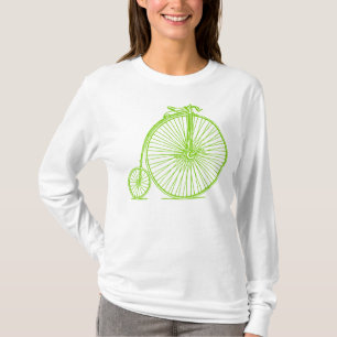Penny Farthing - Martiaans groen T-shirt