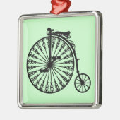 Penny-farthing Metalen Ornament (Links)