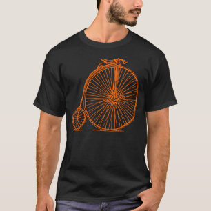 Penny Farthing - Oranje T-shirt