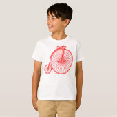 Penny Farthing - Red T-shirt (Voorkant volledig)