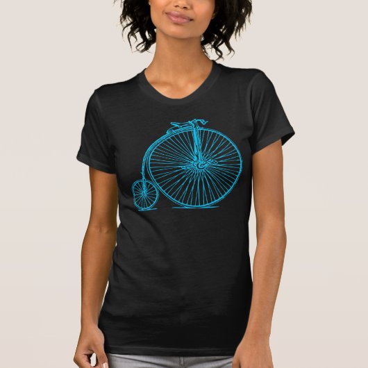 Penny Farthing - Sky Blue T-shirt (Voorkant)