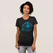 Penny Farthing - Sky Blue T-shirt (Voorkant volledig)