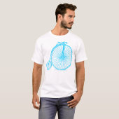 Penny Farthing - Sky Blue T-shirt (Voorkant volledig)