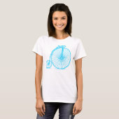 Penny Farthing - Sky Blue T-shirt (Voorkant volledig)