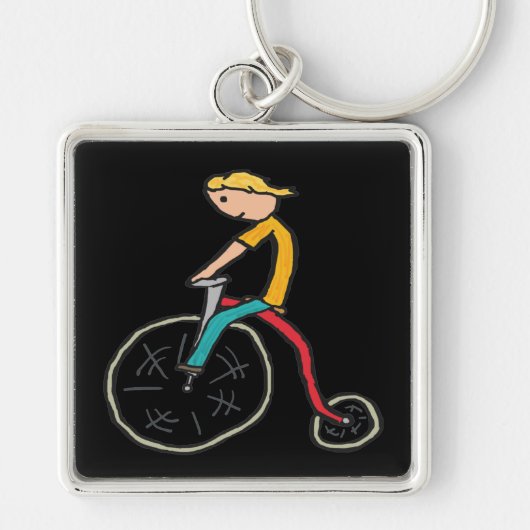 Penny Farthing Sleutelhanger (Voorkant)