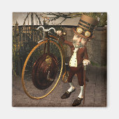 Penny Farthing Steampunk Magneet (Voorkant)