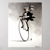 Penny-Farthing-Waiter Poster (Voorkant)