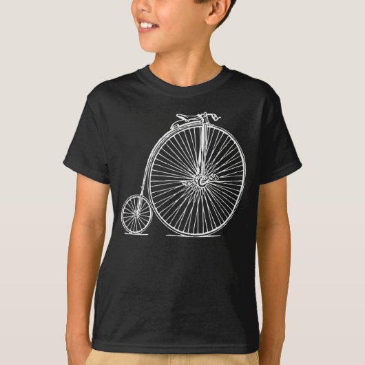 Penny Farthing - White T-shirt (Voorkant)