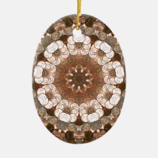 Penny Flower nov 2012 Keramisch Ornament (Voorkant)