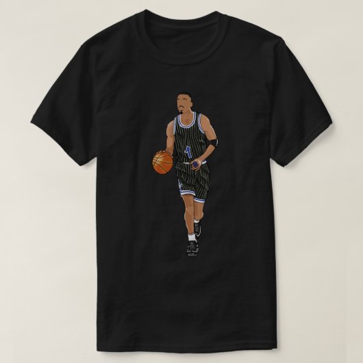 Penny Hardaway (Alternatief) Sticker T-shirt (Design voorkant)