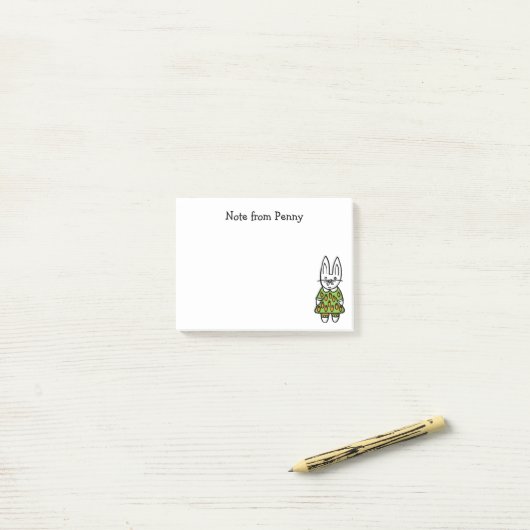 Penny het Konijn Post-it® Notes (Op bureau)